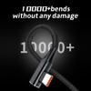 90 Degree Elbow Type-C Cable Pd 120W Fast Charging Type C Cable For Iphone 15 Pro Max Samsung Xiaomi Huawei Charger Data Cord