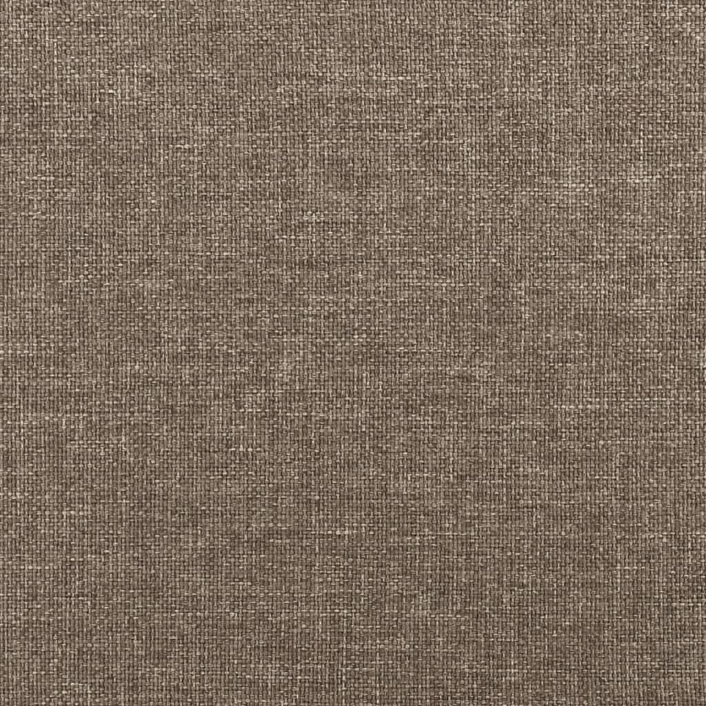 Vidaxl Rama Łóżka Bez Materaca, Taupe, 140X190 Cm, Obita Tkaniną