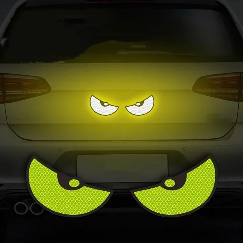 Motorcycle Reflective Car Stickers Improve Your Vehicle's Visibility and Safety with Devil Eye Stickers