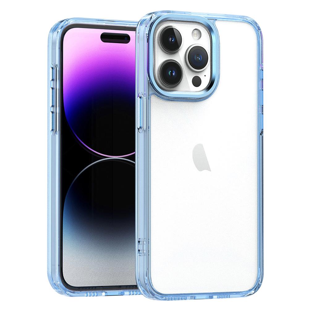 For iPhone 16 Pro Clear Case Shockproof TPU+PC Hybrid Phone Cover