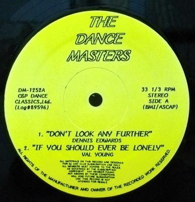 12-Zoll Schallplatte VERSCHIEDENE - The Dance Masters DM1252 Dance Masters US Soul/Funk Gebraucht