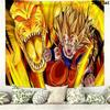 Anime Dragonball Wall Tapestry Aesthetic Wall Hanging Printed Fabric Blanket Decorative Tapestries for Bedroom Living Room Home Decor