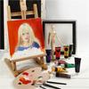 Elm Wood Table Easel - with Adjustable Stand - Easy To Fold - Maximum Canvas Height: 56cm - Weight: 1.3 Kg. Ref 22156