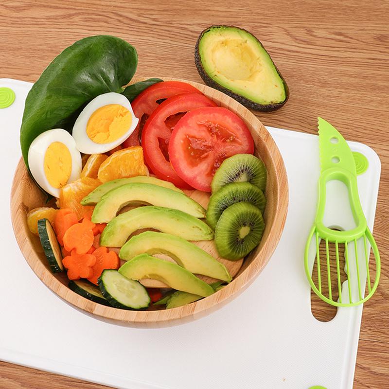 3 In 1 Avocado Slicer Shea Corer Butter Fruit Peeler Tools
