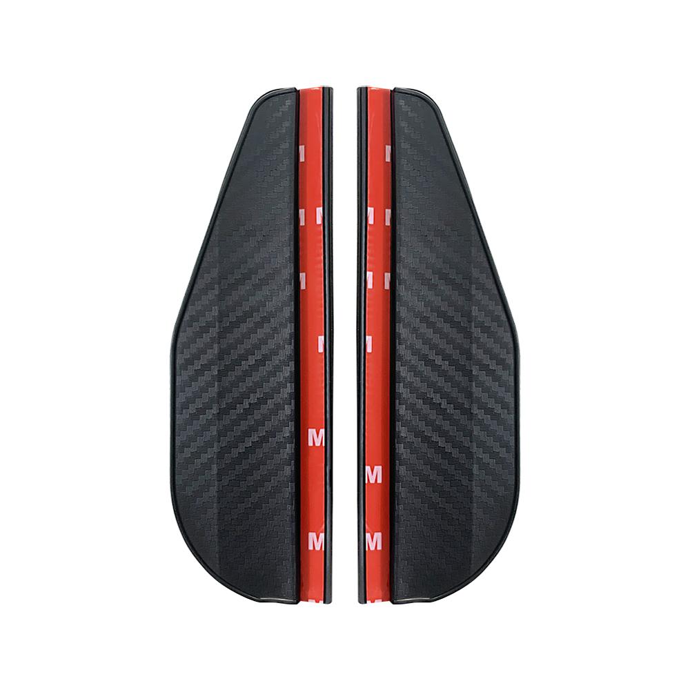 

2 шт. Козырьки от солнца на зеркала заднего вида автомобиля из углеродного волокна, внешние аксессуары