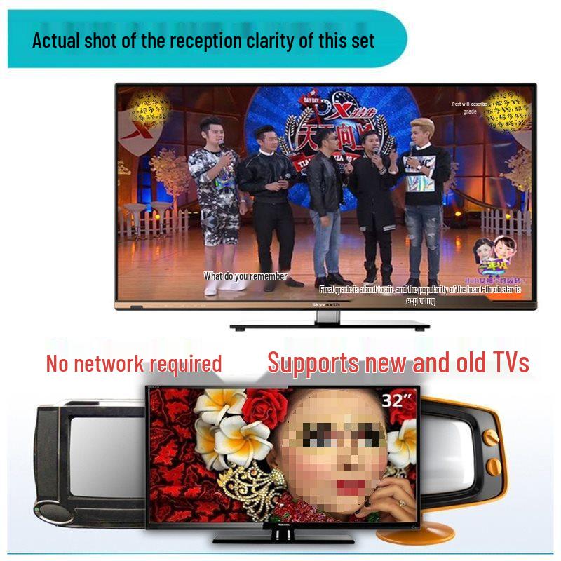 Old-Fashioned DTMB Indoor/Outdoor Digital HDTV Antenna