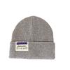 Autumn and winter hat women's wool hat handmade letter labeling white bucket hat winter knitted cold hat couple tide