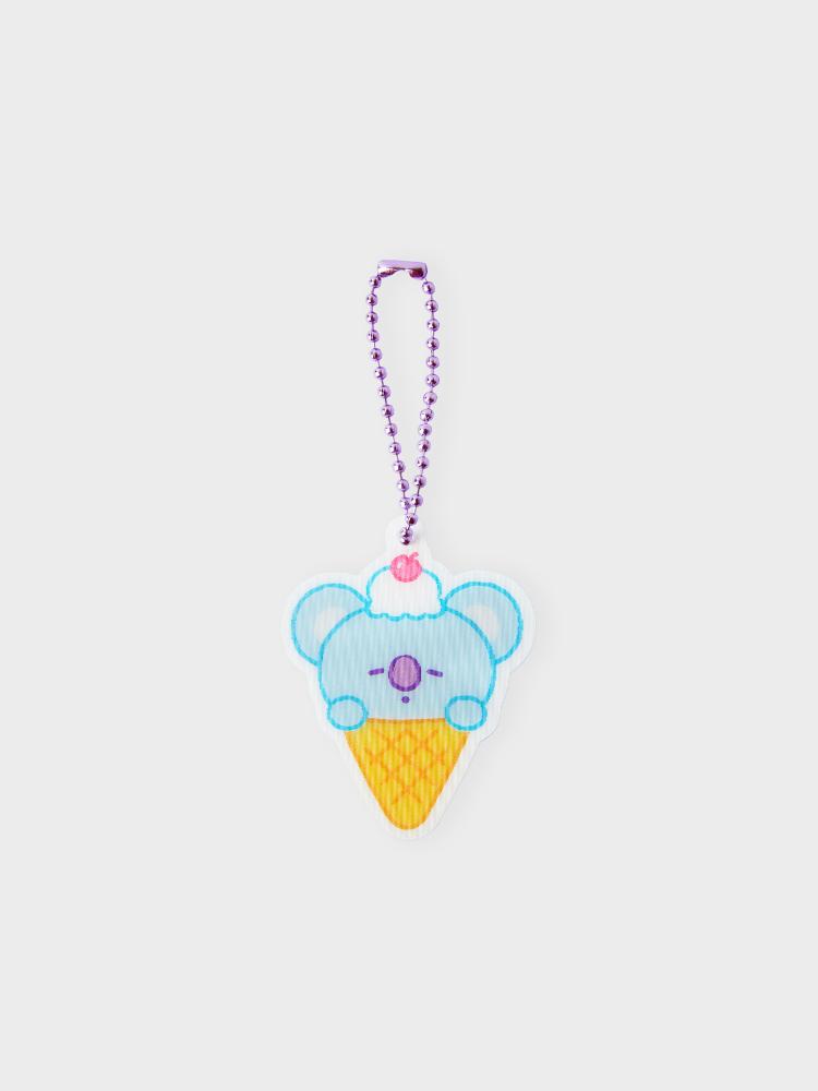 Line Friends BT21 KOYA ON THE CLOUD Edition Lenticular Keyring