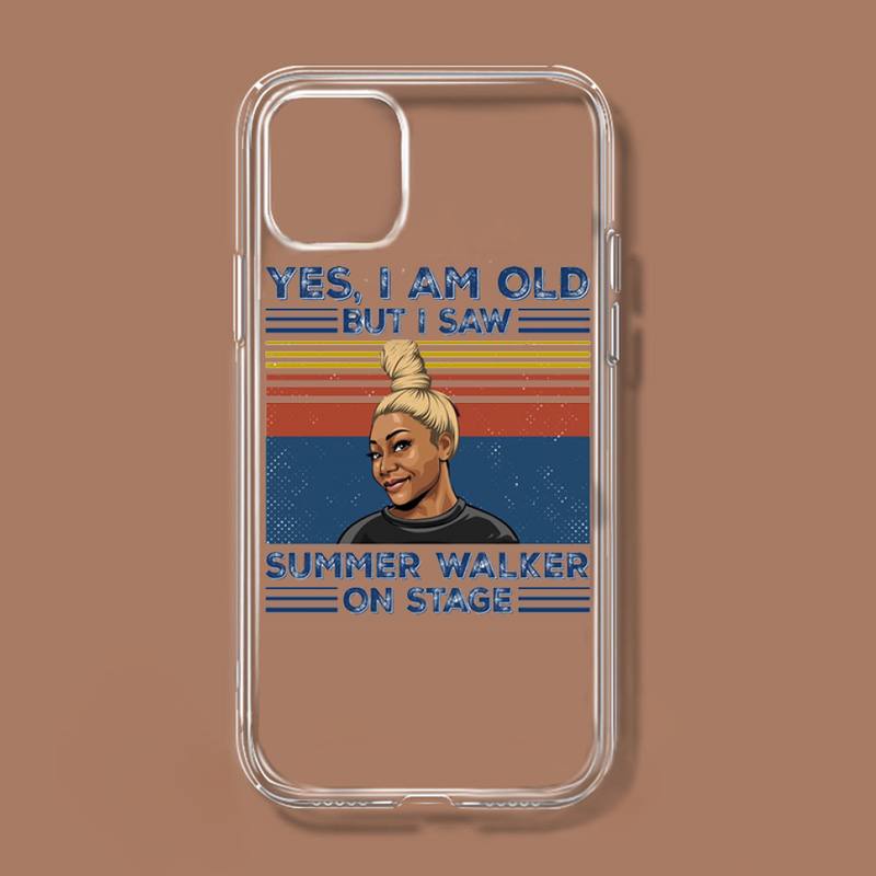 Summer Walker Over It RNB Rapper Phone Case for iPhone 11 12 Pro XS MAX 8 7 6 6S Plus X 5S SE 2020 XR Case