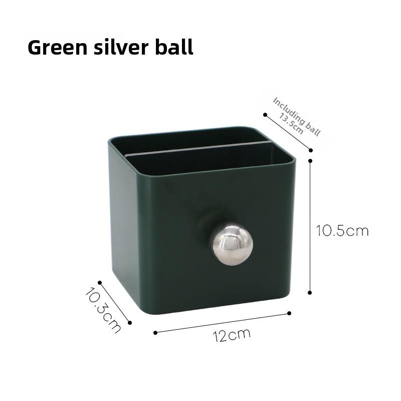 Style Office Stationery Pen Holder, Office Student Desktop Oil Painting Brush Stationery Storage and Organization Pen Holder