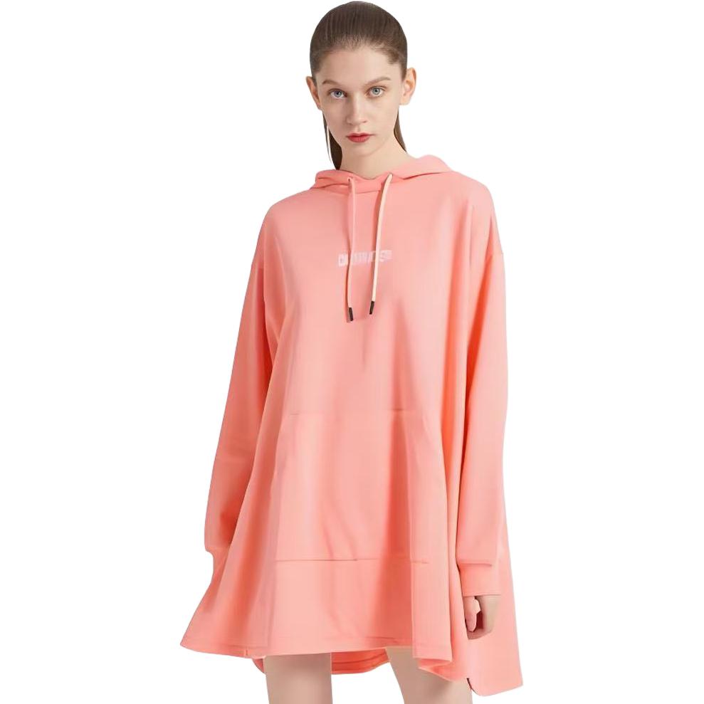 

Calvin Klein Solid Color Hooded Fashion Long Sleeve Dress Women dresses 4WF0W359 M