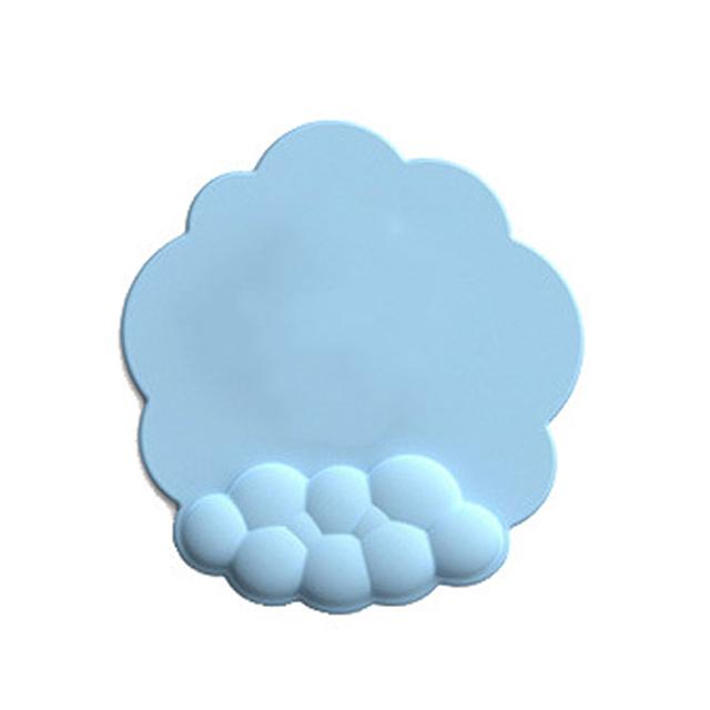 Mouse pad com apoio para pulso teclado nuvem antiderrapante espuma de memória desktop escritório gamer mouse apoio para pulso
