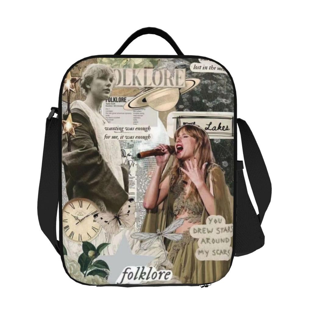 Taylor Swift Meal Bag Elementary School Picnic Ice Pack Printed Meal Bag