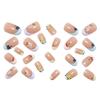 French Style Short Press-on Nails - Cute Fruit Nail Tips for Manicure