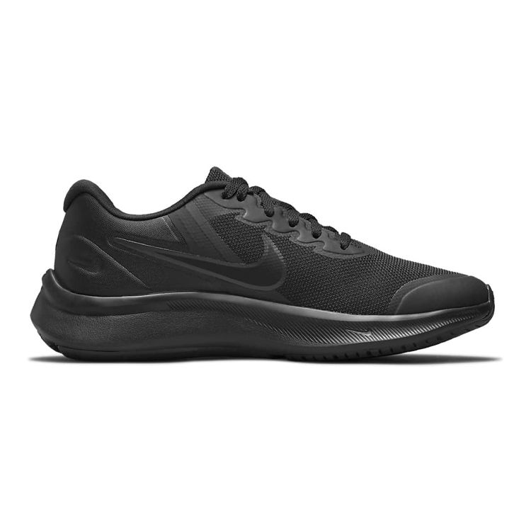 Nike Star Runner 3 GS Black Dark Smoke Grey Kids Sneakers DA2776-001