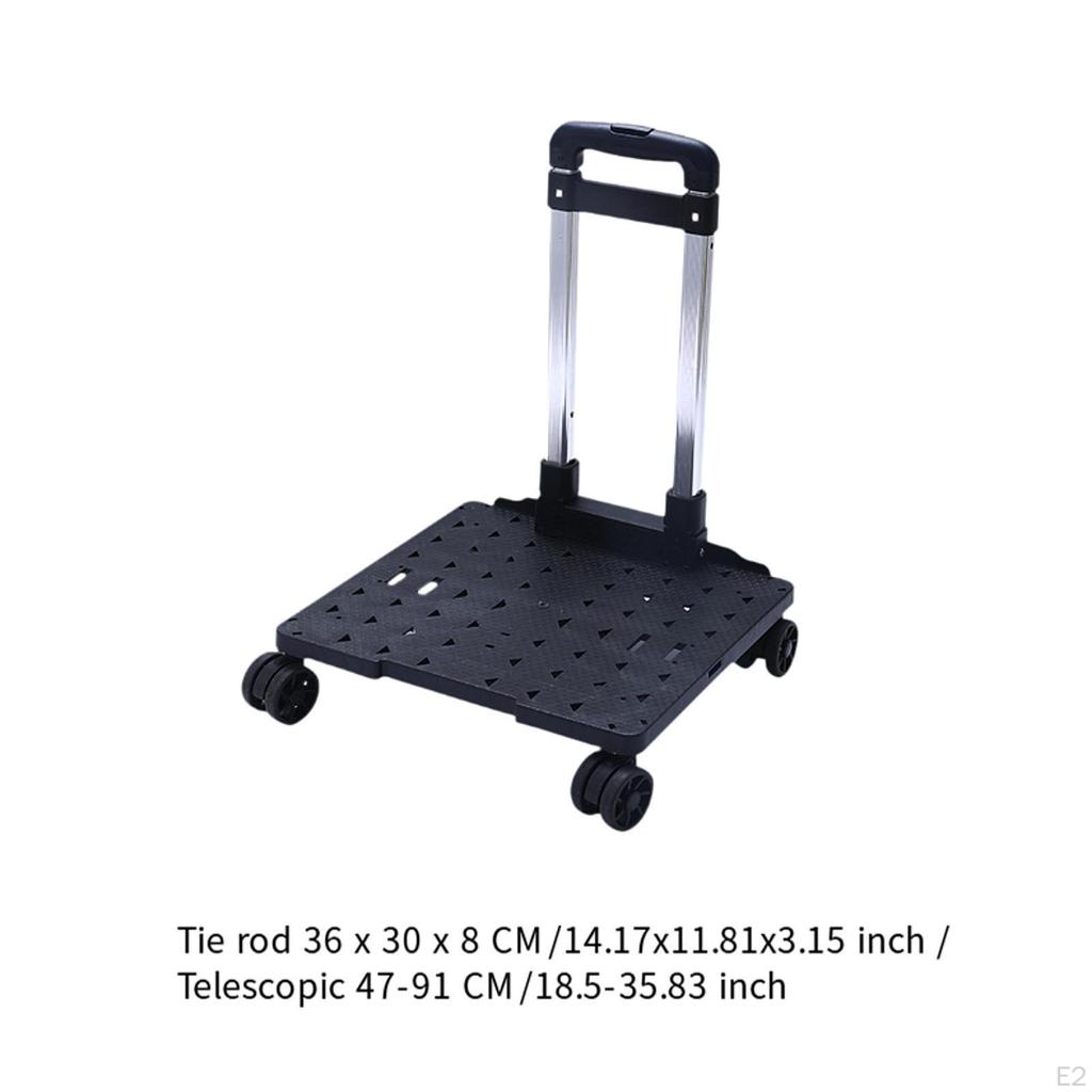 Backpack Trolley Cart Rolling Luggage Reinforced Base Anti Slip Design Travel for