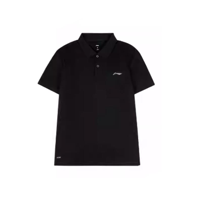 Li-Ning Plain Logo Simple Outdoor Fitness Breathable Comfortable Versatile Short Sleeve Polo Shirt Men tops APLU139-7