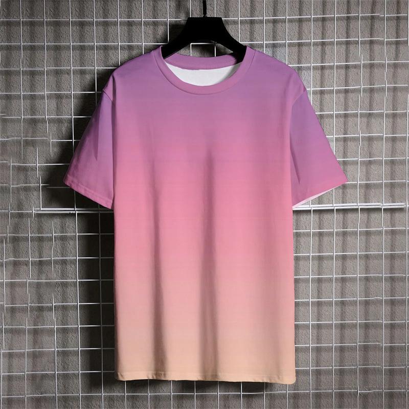 Módní pěticípá hvězda tričko letní trend krátký rukáv 3D tištěné ležérní pánské tričko O-neck volné streetwear topy tee