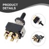 6-pin Switch Dustproof Toggle Switch High Voltage Rating 250V Reliable In Dusty Environments Dpdt Toggle Switch Color Black
