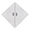 2pcs 30cm Marine Chart Plotting Triangle Ruler Protractor Hand-drawn Triangle Board Navigation Drafting Marine Accessories