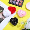 4 Pcs Dusting Powder Puff,Heart Body Powder Puff,Soft Powders Puffs for Body Powders,Washable Reusable for Wet Dry Makeup Tool for Baby & Kid & Adult