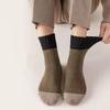 5 Paar/Los Winter Warme Herren Damen Socken Super Dicke Wolle Uni Socken Merinowolle Warm Halten Kältebeständig Schnee Socken EU38-46