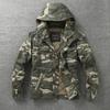 Vestes Cargo Homme Automne Multi-Poches Coton Épais Extérieur Col Montant Casual Workwear Vestes Homme