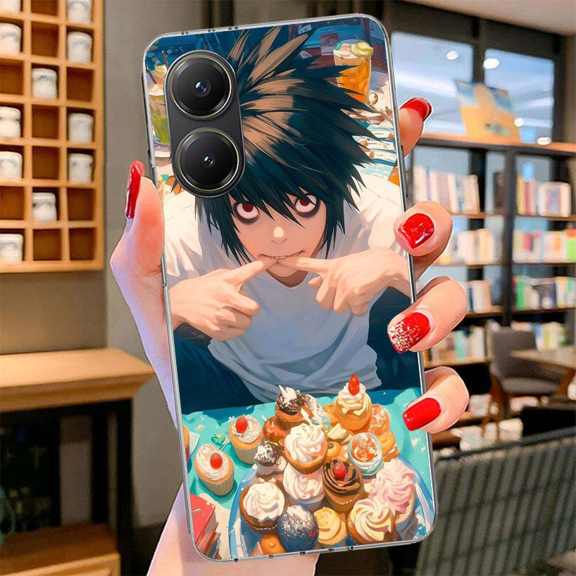 N-Note D-Death L Lawliet Phone Case For Xiaomi Poco F7 Ultra X7 X6 X5 Pro M7 Redmi 15C 15 13C 13 12C 12 10C 10 9A 9C 9T 9 Shell