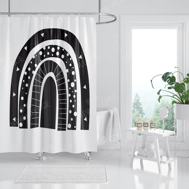 Waterproof Fabric Shower Curtains Bathroom Curtain Accessories 180x200 Bath Curtain for Shower 240*200 Nordic Boho Decoration
