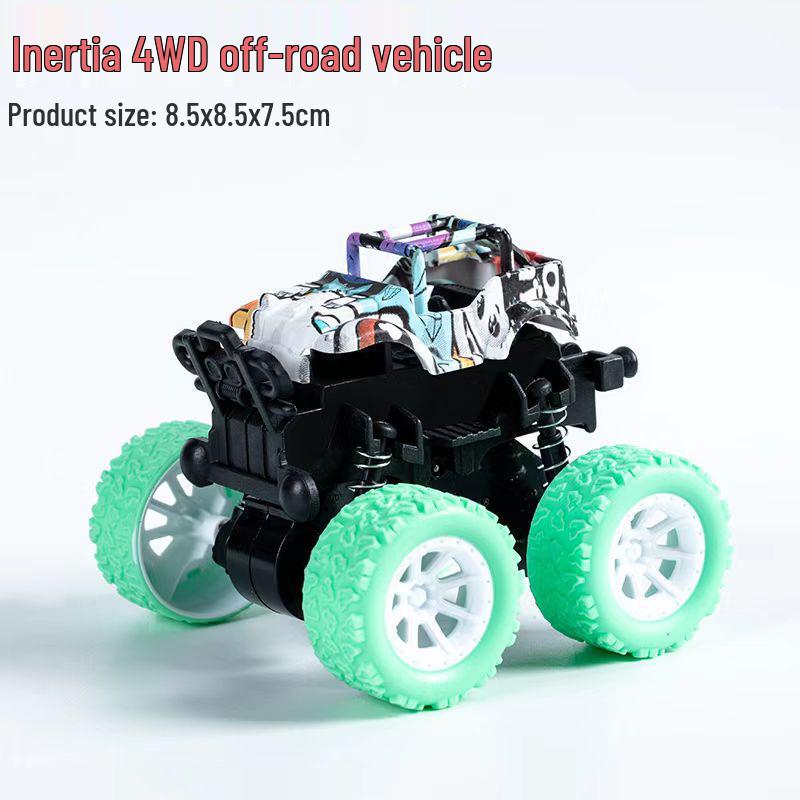 Children's Four-Wheel Drive Stunt Excavator Toy Car