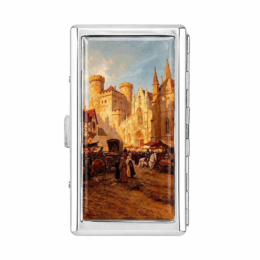Vintage-Style Vintage Card Case Versatile Design Metal Material Cash Case Multi-function Easy Snap Card Holder ID Card Holder