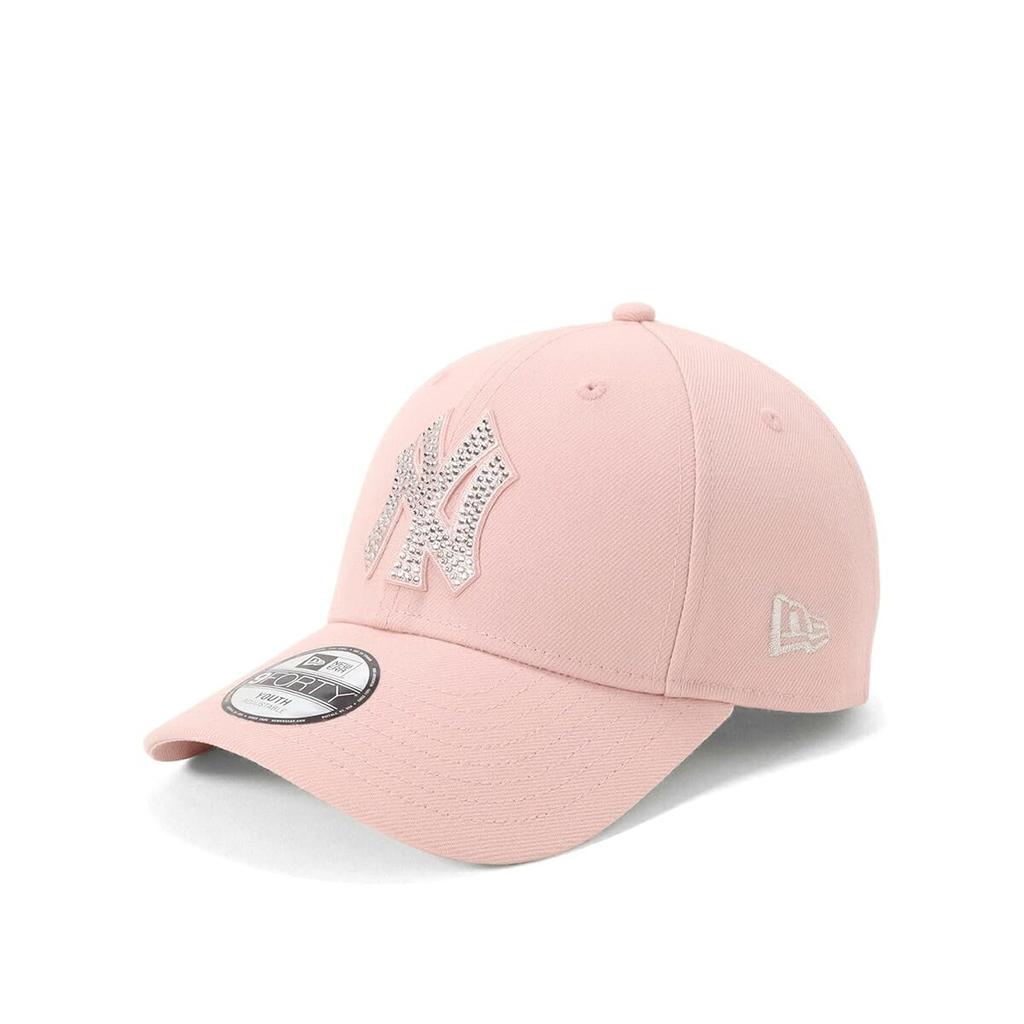 NEW ERA Cap Youth 9FORTY New York Yankees Rhinestone Pink Rouge 15393391 NER37K4469
