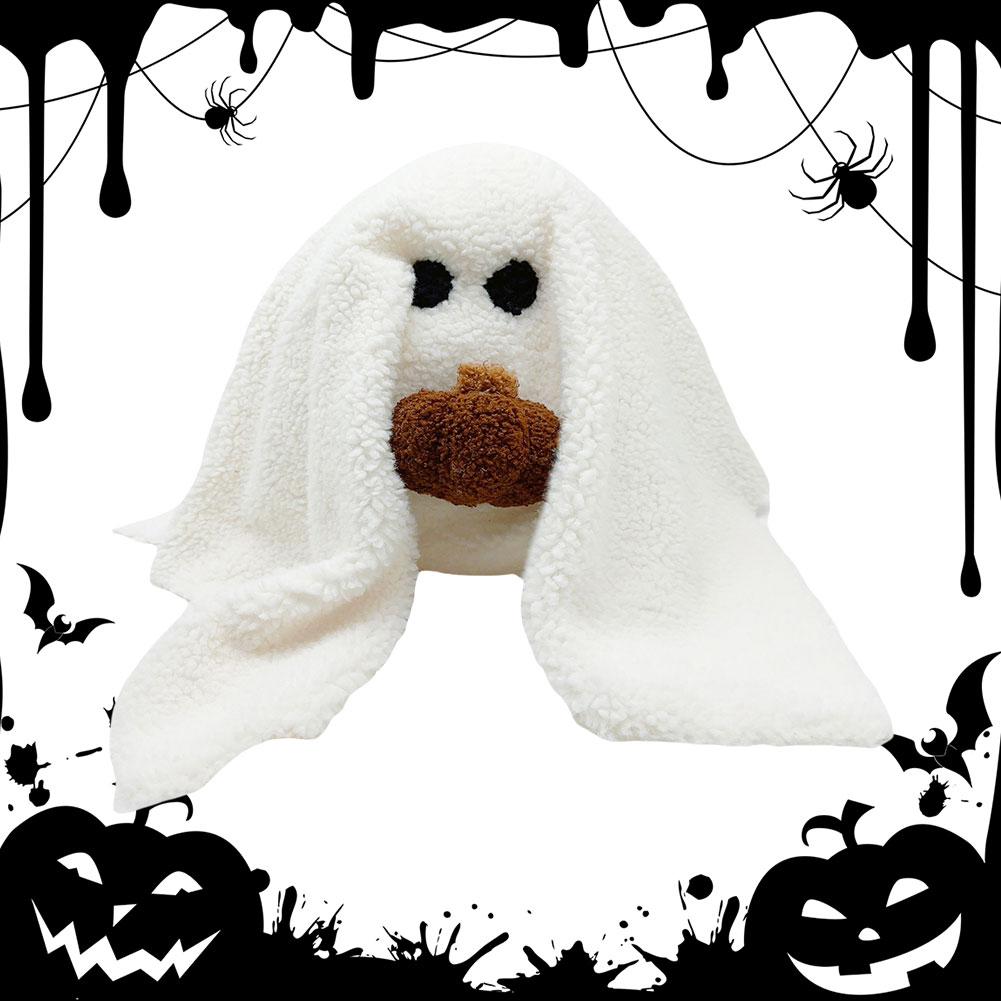 Halloween Stuffed Animal Plush Pillow Plush Throw Pillow Ghost Doll Holiday Ornaments Kids Boys Girls Birthday Gifts Holiday