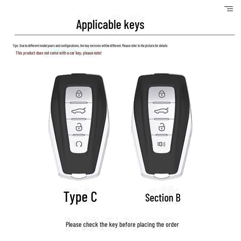 Geely Boyue L 2025 Metal Key Cover for Xingrui, Binyue, Haoyue, and 4th Gen Dihao