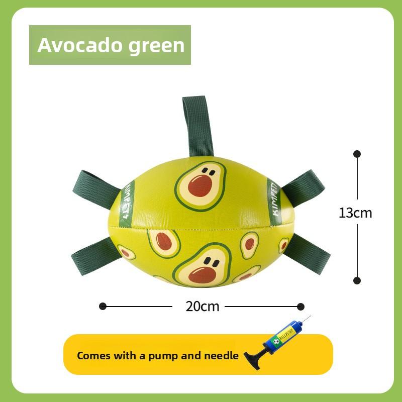 

Dog Toy Outdoor Interaction Dog Training Rugby Toy Wear-resistant and Bite-resistant, Consumes Energy. Dog Toy зелений