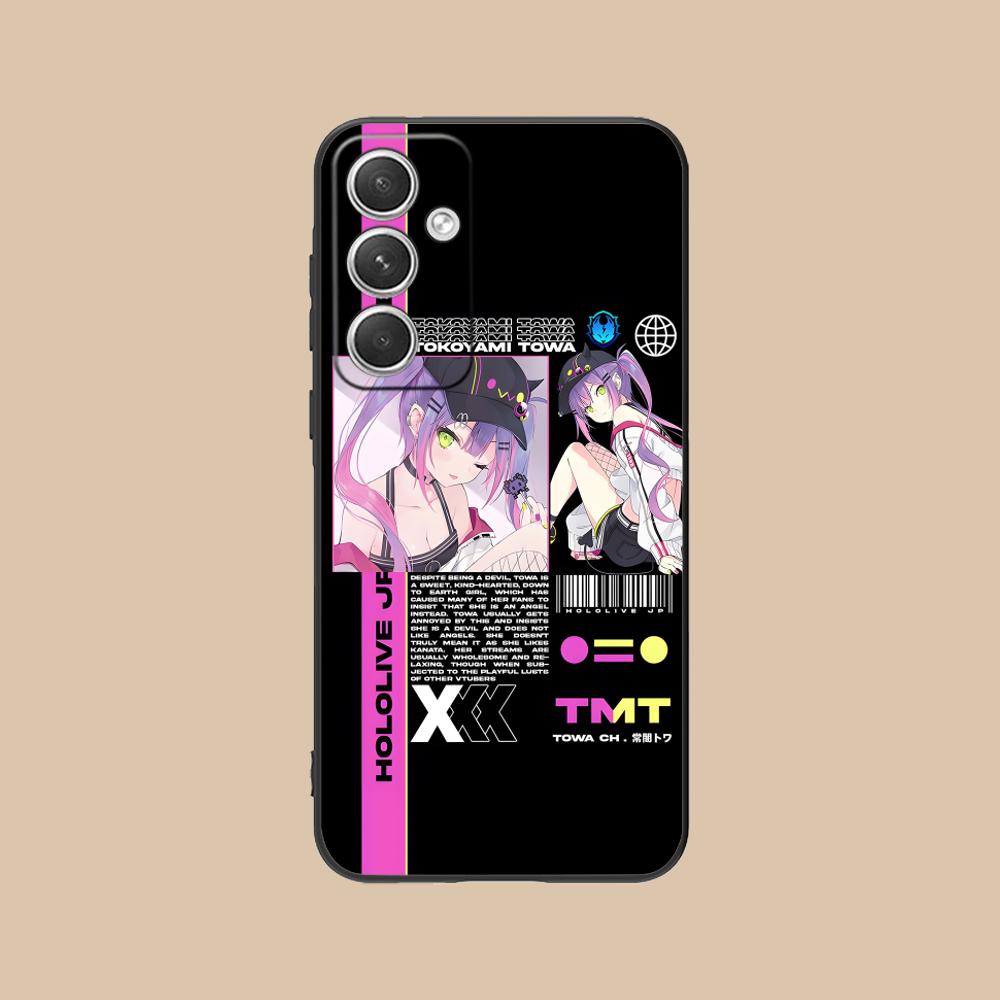 Anime Tokoyami Towa Phone Case for Samsung Galaxy S25 S24 S23 S22 S21 S20 Note20 Plus FE Ultra Colour Protective Cover Pretty