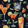 Outdoor Dekostoffe Oxford - Motiv Cocktail | Dx8738