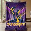 Coperta in Flanella Pile Melbourne Storm Coperta Calda e Accogliente per Divano Letto Viaggio Uso in Tutte le Stagioni