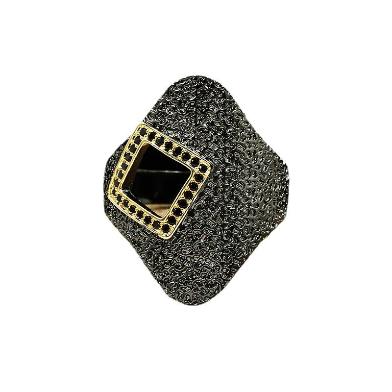 

Панк Серебряные кольца для женщин Преувеличенные геометрические тонкие кольца Коктейль Винтаж ювелирные изделия