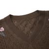 JNBY Women's V-Neck 100% Wool Knitted Sweater