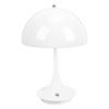 Mushroom Table Lamp 3 Color Temperatures Stepless Dimmable Touch Control Rechargeable Mid Century Modern Lamp for