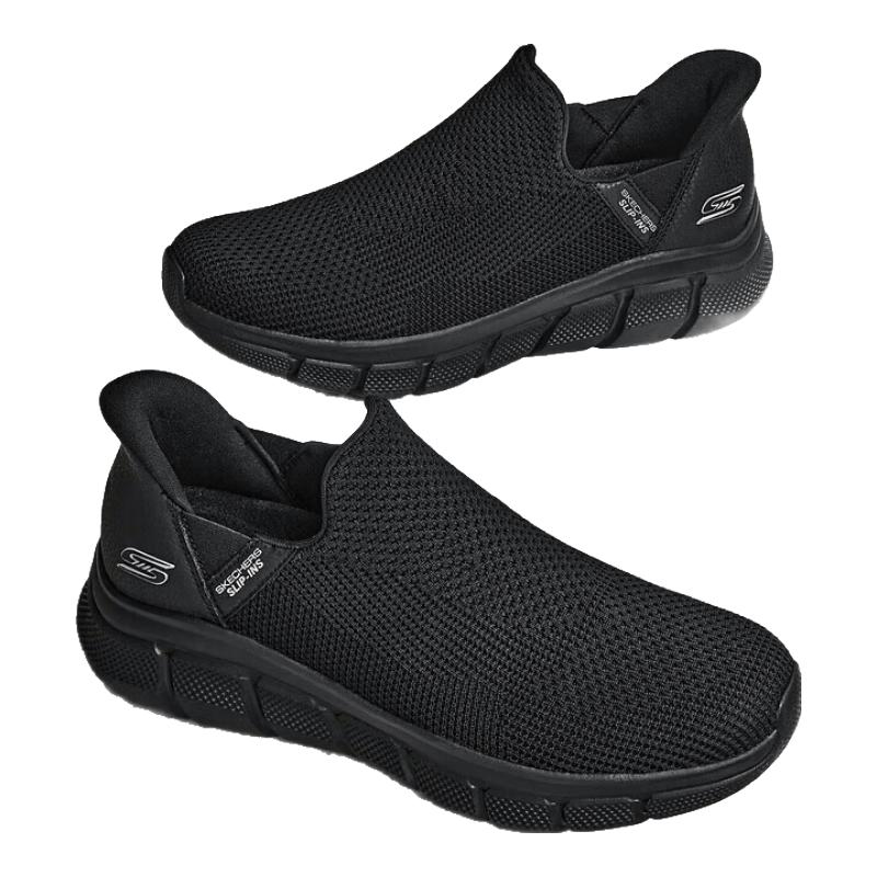 Skechers Men s Casual Walking Lace-Up Shoes 118306 EU 43 полностью черный