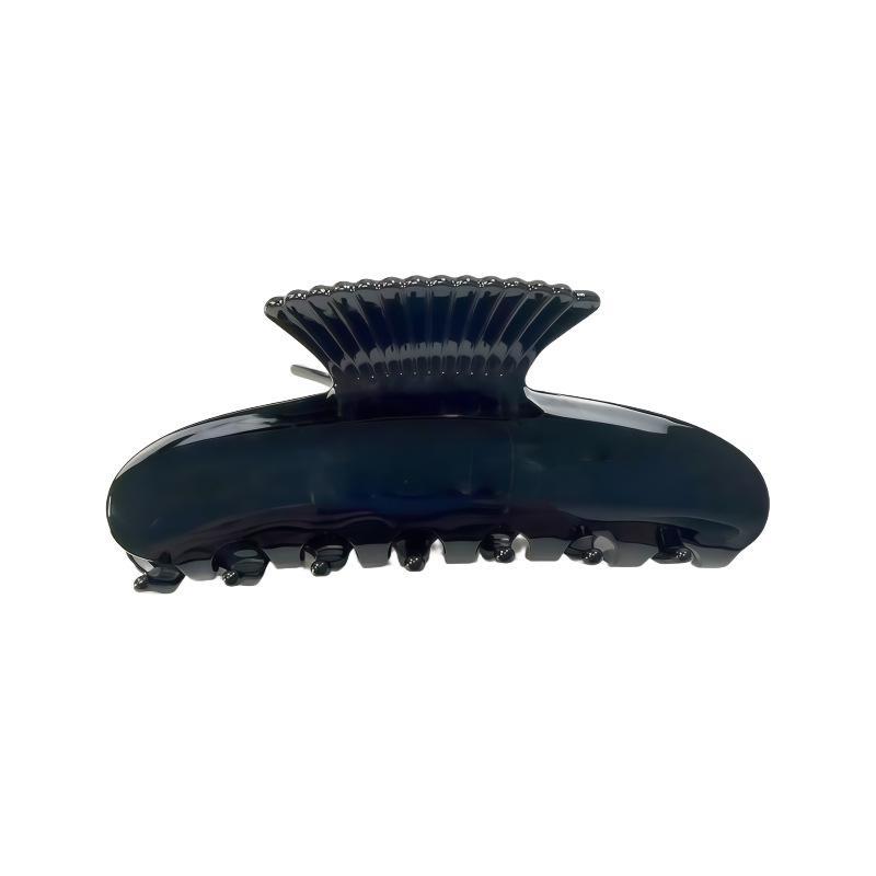 Luohe Ocean-Inspired Seashell Acetate Claw Clip - Elegant, High-End, Versatile Hair Accessory