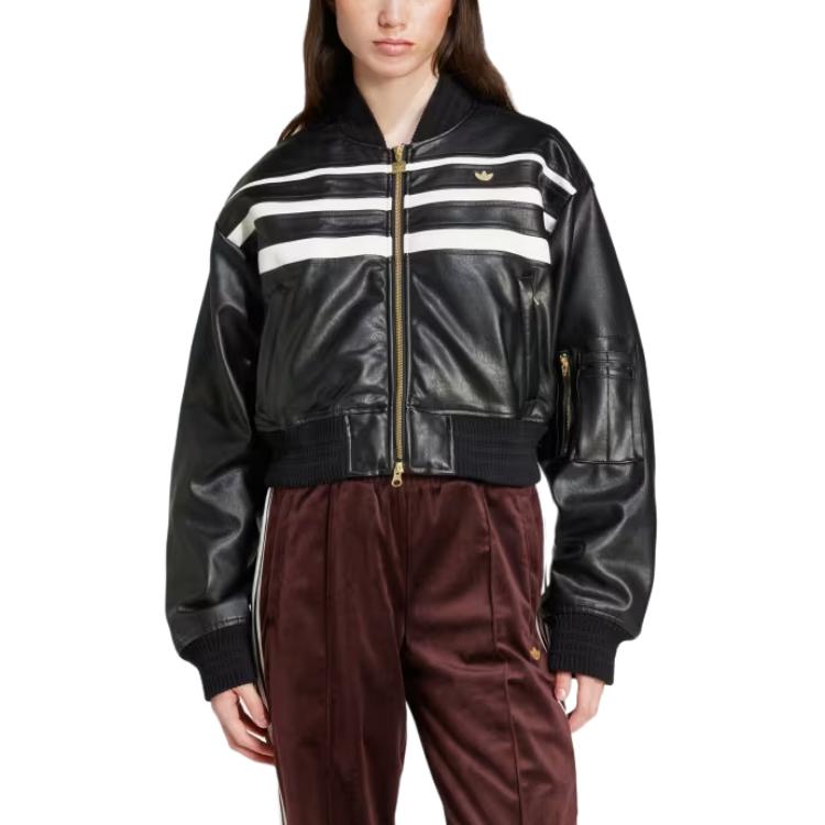 adidas Originals Premium Pleather Bomber Jacket IX0967