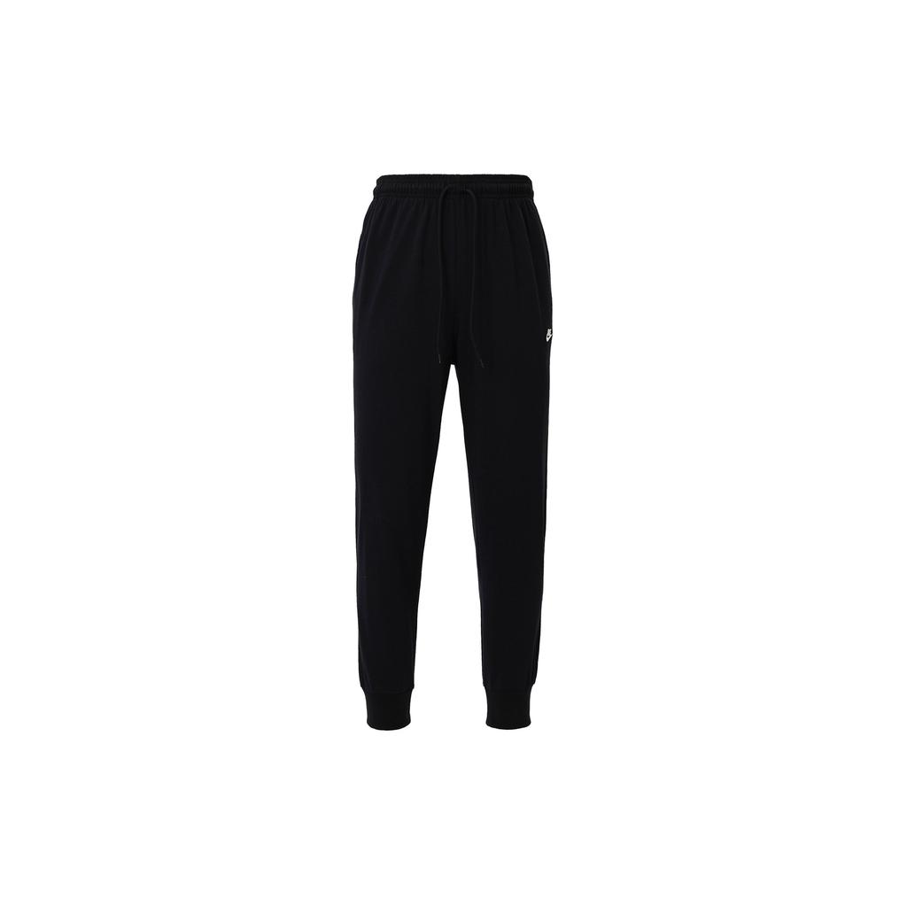 Nike Solid Color Logo Drawstring Joggers Men Bottoms Black FQ4331-010