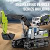 Non-Toxic Sembo Engineering Vehicle Assemblage Building Blocks Kits Moc Excavator Mixer Truck Model Bricks Diy Educational Toys Children Gifts