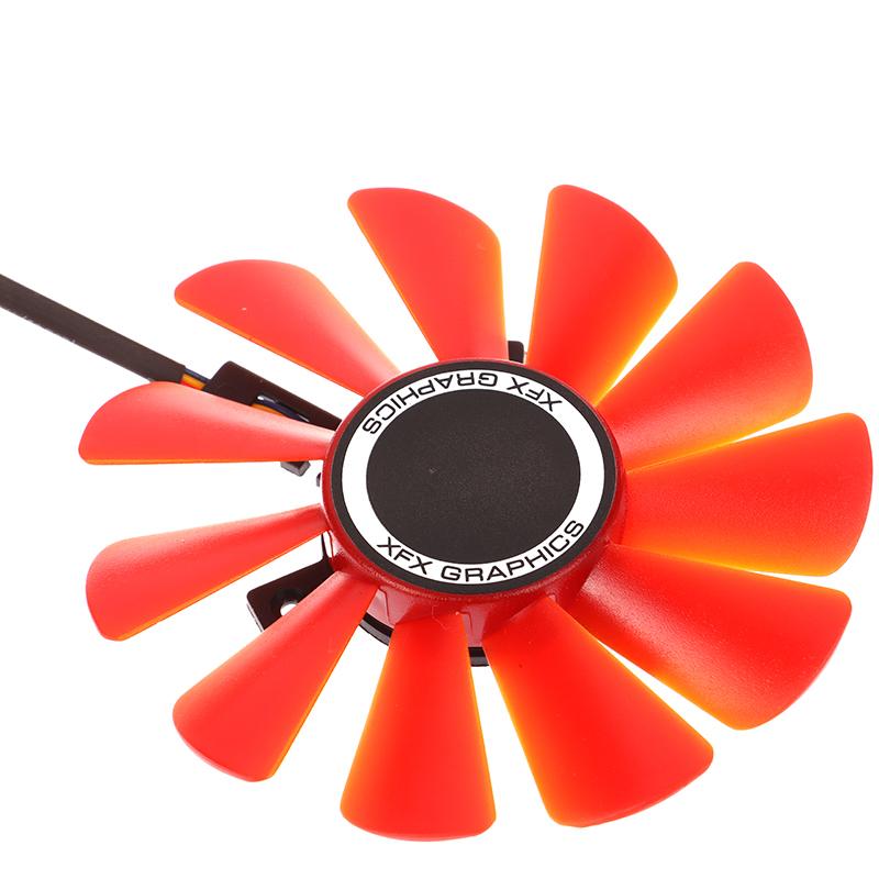 87Mm Diameter Rx-570-Rs Rx-580-Rs Fdc10U12S9-C For Rx570 Rx580 Video Graphics Cards Cooling As Replacement Fan