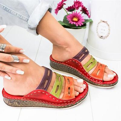 Fashion Platform Sandals Women Shoes Open Toe Shoes Woman Beach Sandals Woman Retro Female Slippers Breathable Footwear Zapatos De Mujer