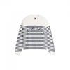 Tommy Jeans Womens/Ladies Striped Ribbed Crew Neck Sweatshirt