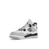 Air Jordan 4 Retro PS Military Black Kids Sneakers White Neutral-Grey BQ7669-111